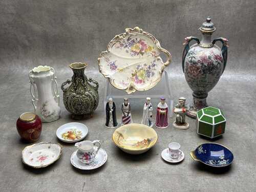 Assorted porcelain and ceramics