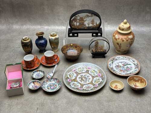 Assorted oriental items