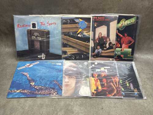 Eight Australian Rock and Pop vinyl records