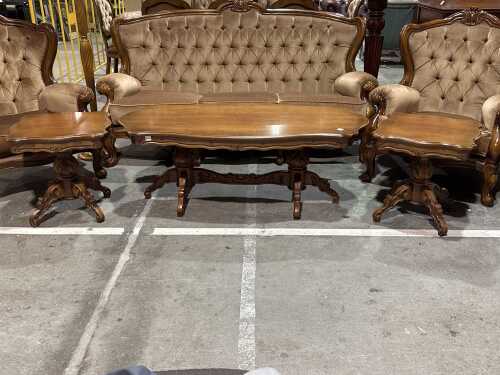 Three Baroque-style coffee table