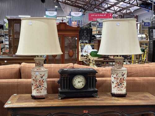Pair of Oriental table lamps