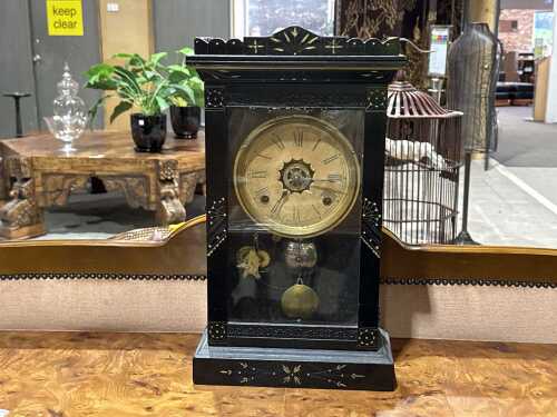 Vintage Ansonia Tribune strike clock