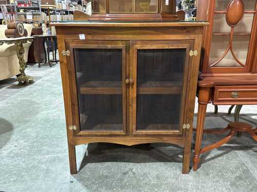 Mid-century timber display cabinet