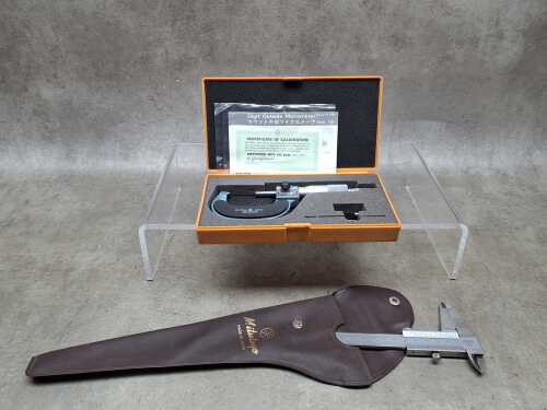 Two Mitutoyo precision instruments
