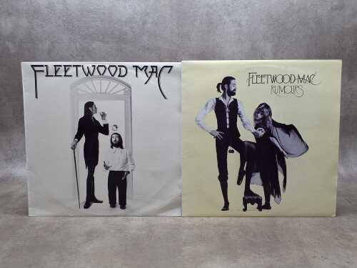 Two Fleetwood Mac vinyl records