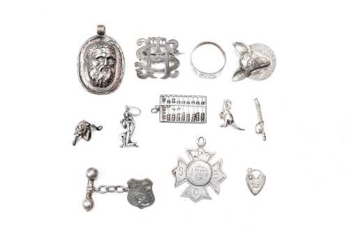 A collection of vintage and antique jewellery in sterling silver