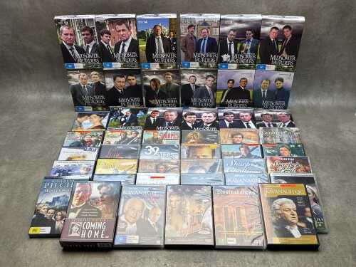DVDs, mostly British TV