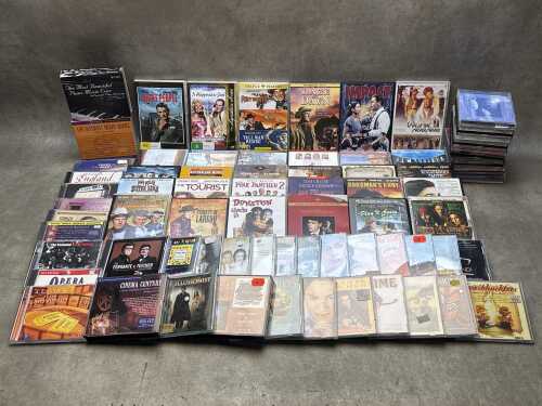 Assorted CDs and DVDs