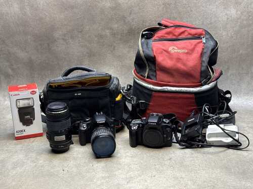 Three cameras