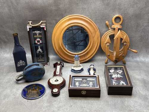 Nautical themed decorative items