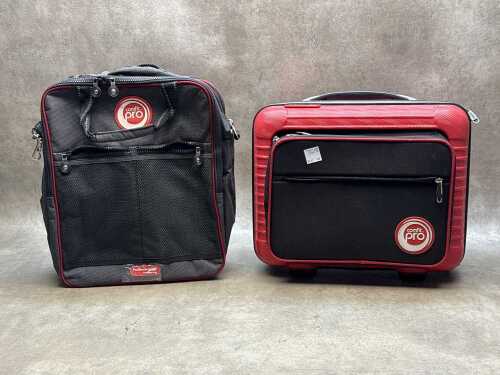 Two ProBowler lawn bowls bags