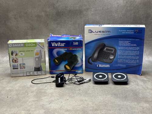 Group of electronics including telephones