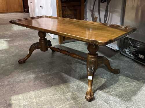 Victoria-style ornate coffee table
