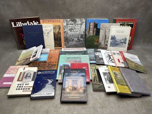Victorian local history books, including vintage