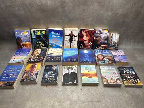 Mainly mystery books by women authors