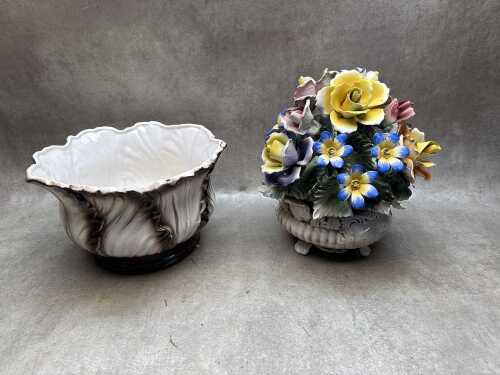 Two Capodimonte ceramics