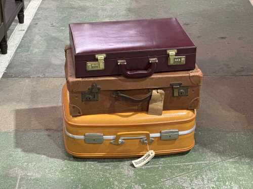 Three vintage cases