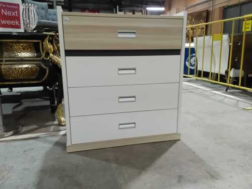 Modern four-drawer tallboy (Retail floor stock)