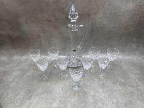 Bohemian crystal drinkware