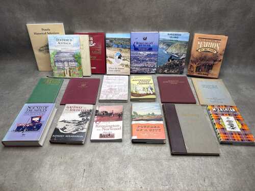 South Australian history books, including vintage