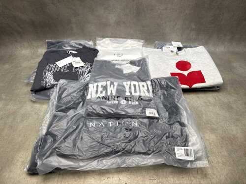 Assorted new clothing garments, size S-M