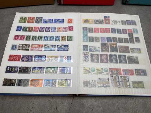Five stamp Stock books