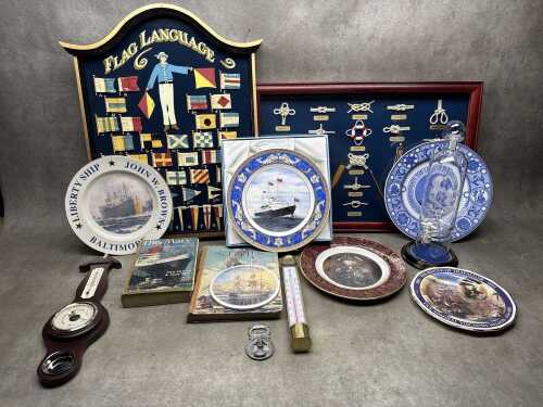 Nautical themed decorative items