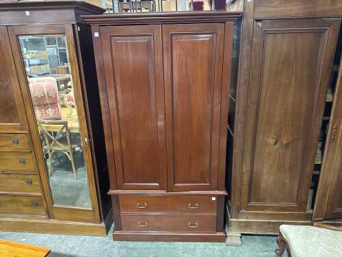 Timber TV cabinet