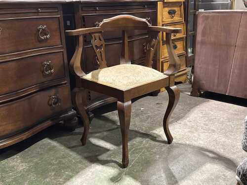 Vintage corner armchair