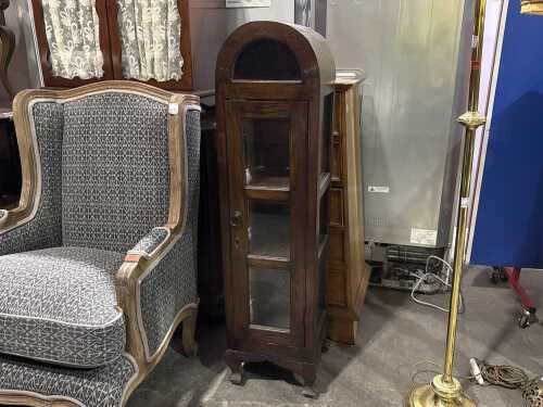 Timber display dome cabinet