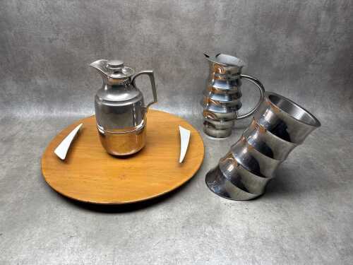 Mid century servingware
