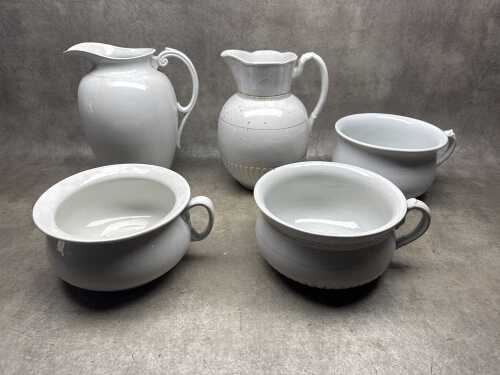 Vintage ceramic vessels