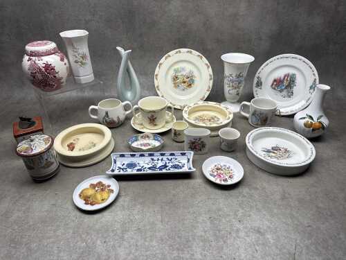 Assorted porcelain