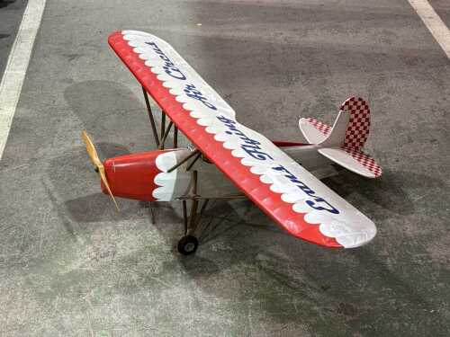 Vintage 1933 Fairchild 22 timber frame model plane