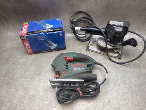 Three electric power tools