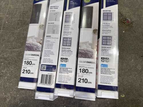 Windoware blackout blinds and Home & Co eyelet curtains