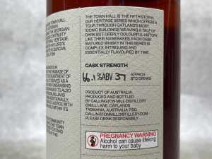 Callington Mill Town Hall Single Malt Whisky - 3