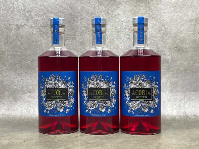 Three Acobia Bitter Vino Aperitif, 1000ml Bottles