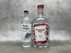 Pure Origin Tasmanian Vodka & Hearts Afire Gin