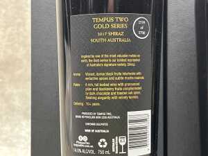 Two Tempus Two 2017 Shiraz Wine, Gold Series - 3