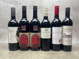 Mixed Cabernet Sauvignon, six bottles
