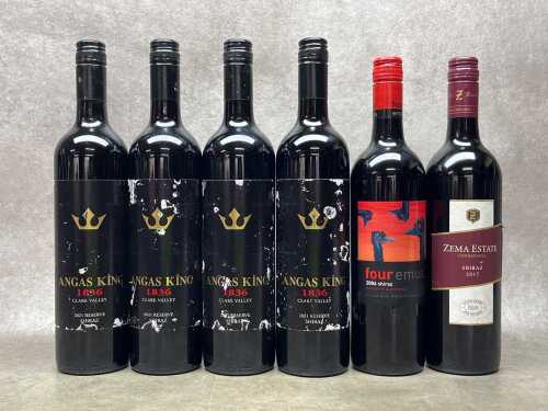 Mixed Shiraz, six bottles
