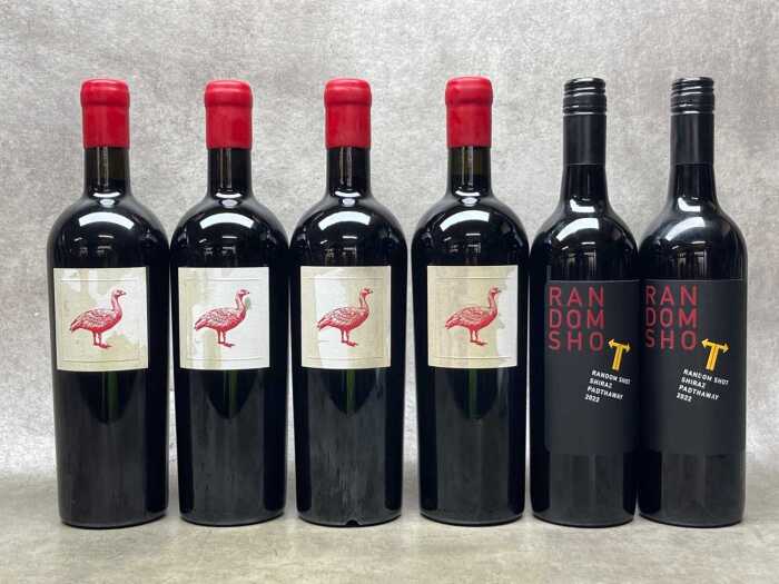 Mixed Shiraz, six bottles