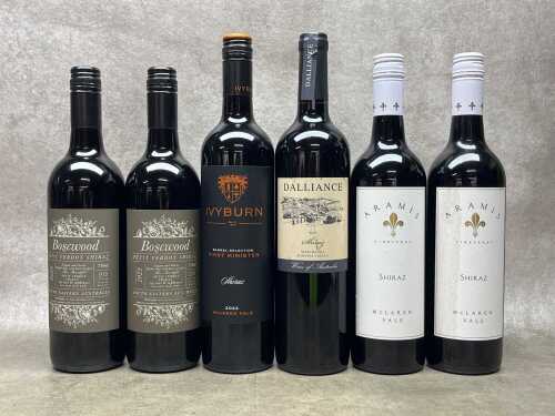 Mixed Shiraz, six bottles
