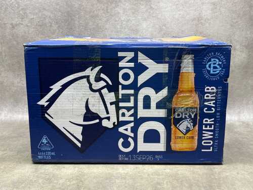 Carlton Dry, beer, 24 bottles