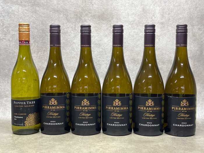 Mixed Chardonnay, six bottles