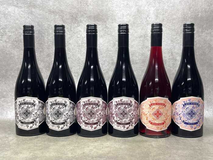 Mixed Berg Herring wine, six bottles