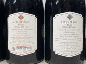 Mixed Berg Herring wine, six bottles - 3