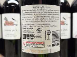 Jumpin' Jack Shiraz, 2025, six bottles - 3