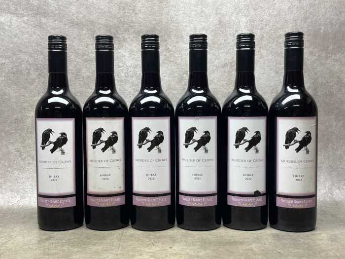 Golden Grape Estate Murder of Crows, Shiraz, 2022, six bottles